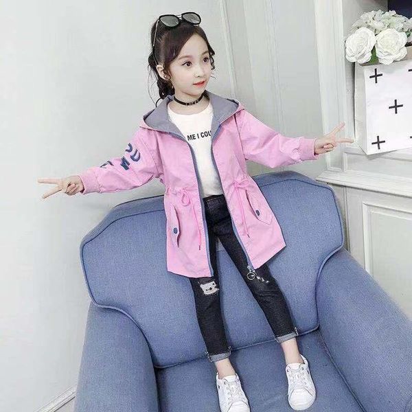 coat 2021 children's coats girls mid-length clothing autumn windbreaker hpy010, Blue;gray
coat 2021 children's coats girls mid-length clothing autumn windbreaker hpy010, Blue;gray