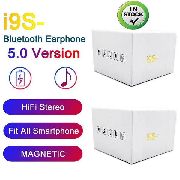 i9s earbuds wireless bluetooth earphones for android bluetooth headset v5.0 headphones with magnetic charging ing
i9s earbuds wireless bluetooth earphones for android bluetooth headset v5.0 headphones with magnetic charging ing