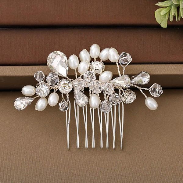 hair clips & barrettes elegant trendy wedding combs for bride crystal rhinestones pearls women hairpins bridal silver color accessories ml, Golden;silver
hair clips & barrettes elegant trendy wedding combs for bride crystal rhinestones pearls women hairpins bridal silver color accessories ml, Golden;silver