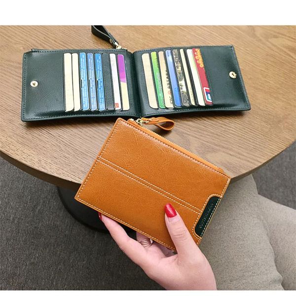new fashion high capacity womens wallets solid color zipper genuine leather women long design wallet card holder purse, Red;black
new fashion high capacity womens wallets solid color zipper genuine leather women long design wallet card holder purse, Red;black
