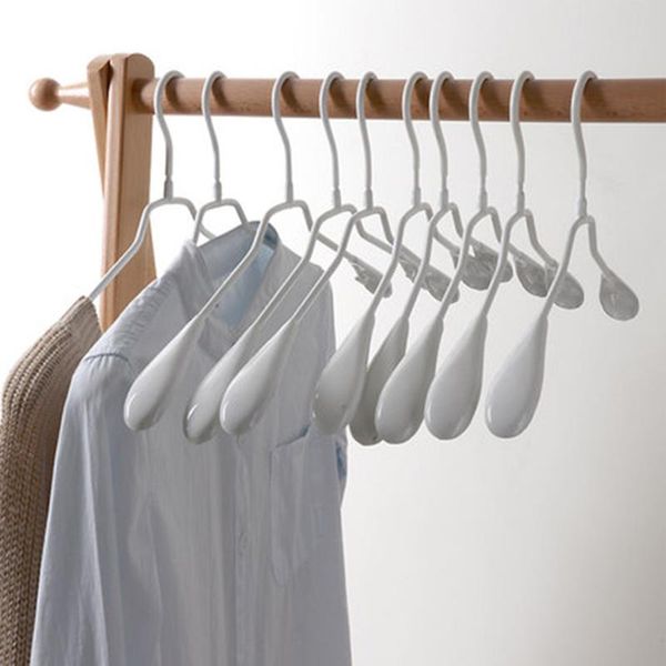 hangers & racks 10 pcs/lot pvc coating plastic coat hanger with metal hook white black anti-skid clothes household store use
hangers & racks 10 pcs/lot pvc coating plastic coat hanger with metal hook white black anti-skid clothes household store use