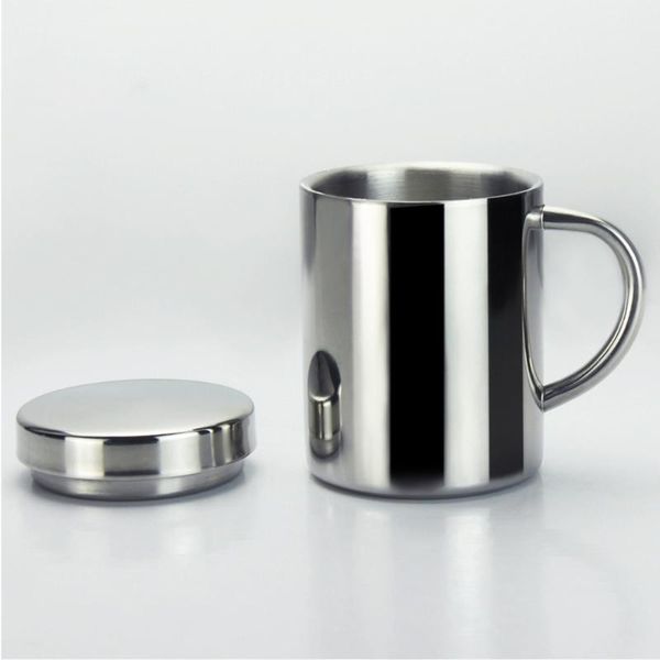 mugs 220ml 304 stainless steel coffee mug double insulation drinking cup tea with lid - caliber 7cm
mugs 220ml 304 stainless steel coffee mug double insulation drinking cup tea with lid - caliber 7cm