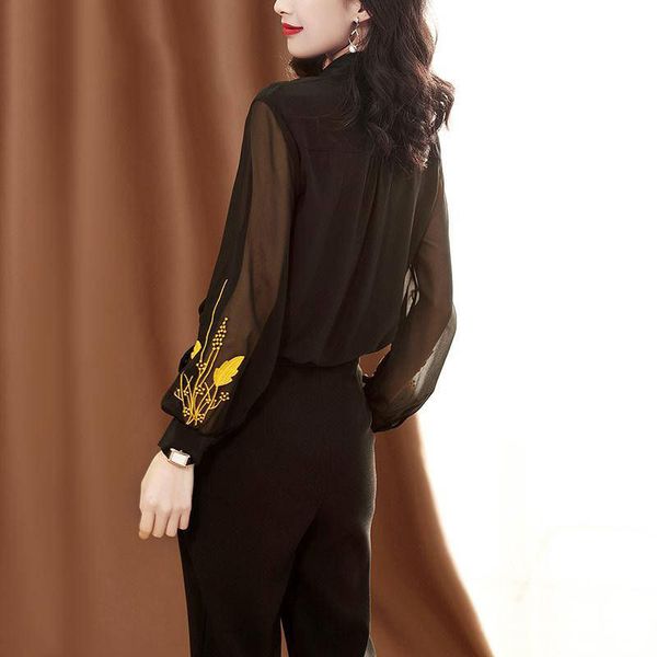 2021 new black puff sleeve chiffon shirt women elegant patchwork mesh ladies office plus size work blouse autumn embroidery ud3q, White
2021 new black puff sleeve chiffon shirt women elegant patchwork mesh ladies office plus size work blouse autumn embroidery ud3q, White