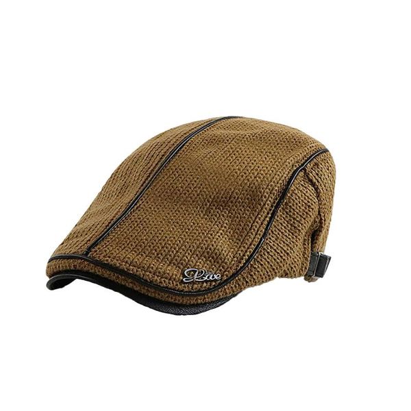 berets fashion men hat men's knit flat cap padded warm beret caps casual outdoor visor forward winter, Blue;gray
berets fashion men hat men's knit flat cap padded warm beret caps casual outdoor visor forward winter, Blue;gray