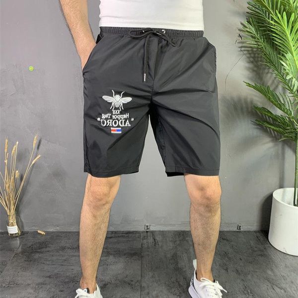 men's shorts summer sports running quick dry fitness pant elastic loose thin breathable large, White;black
men's shorts summer sports running quick dry fitness pant elastic loose thin breathable large, White;black