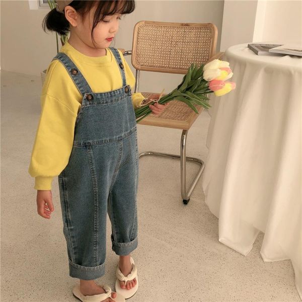 2021 spring new arrival girls fashion denim overalls kids korean design jumpsuits kids overalls, Blue
2021 spring new arrival girls fashion denim overalls kids korean design jumpsuits kids overalls, Blue