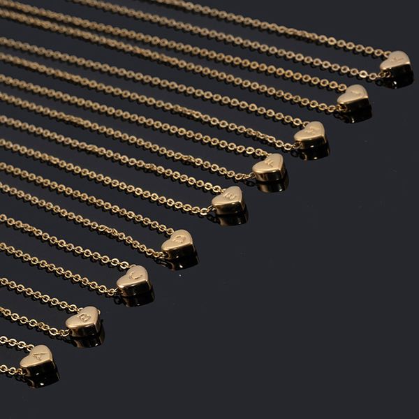 Top Quality Women Girls Initial A-Z Letter Necklace Gold Plated 26 Letters Charm Necklaces Pendants Stainless Steel Jewelry Gift, Silver
Top Quality Women Girls Initial A-Z Letter Necklace Gold Plated 26 Letters Charm Necklaces Pendants Stainless Steel Jewelry Gift, Silver