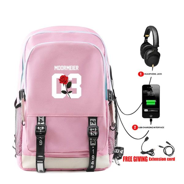 backpack merch payton moormeier for teens boys girls travel lapphone school rose decoration black pink bag women
backpack merch payton moormeier for teens boys girls travel lapphone school rose decoration black pink bag women