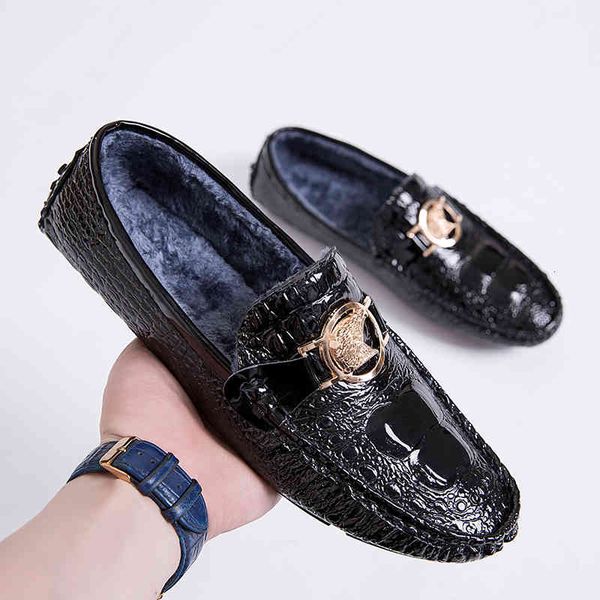 dress shoes sapatos casuais de couro dos homens mocassins novo inverno pelúcia confortável apartamentos moda sapatos condução wdyz, Black
dress shoes sapatos casuais de couro dos homens mocassins novo inverno pelúcia confortável apartamentos moda sapatos condução wdyz, Black