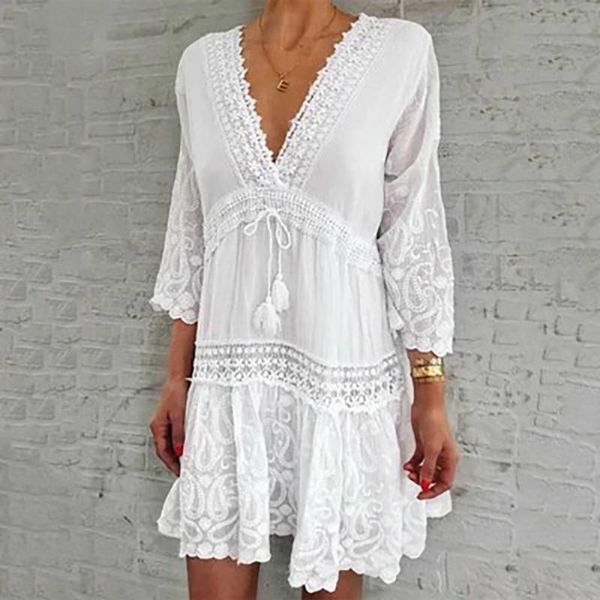 casual dresses 2021 summer v neck tassel beach dress vintage floral print long sleeve party women loose a-line vestidos, Black;gray
casual dresses 2021 summer v neck tassel beach dress vintage floral print long sleeve party women loose a-line vestidos, Black;gray