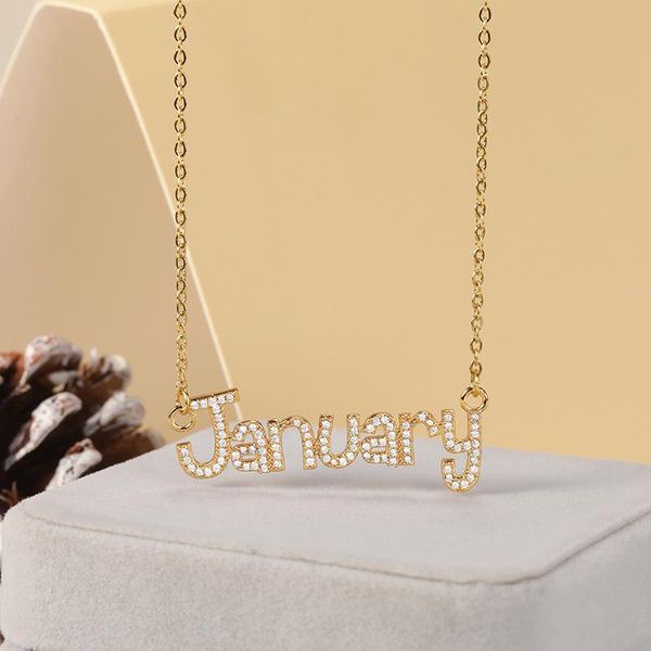 pendant necklaces necklace april august december february january july june march may november october september neckalces for women men, Silver
pendant necklaces necklace april august december february january july june march may november october september neckalces for women men, Silver