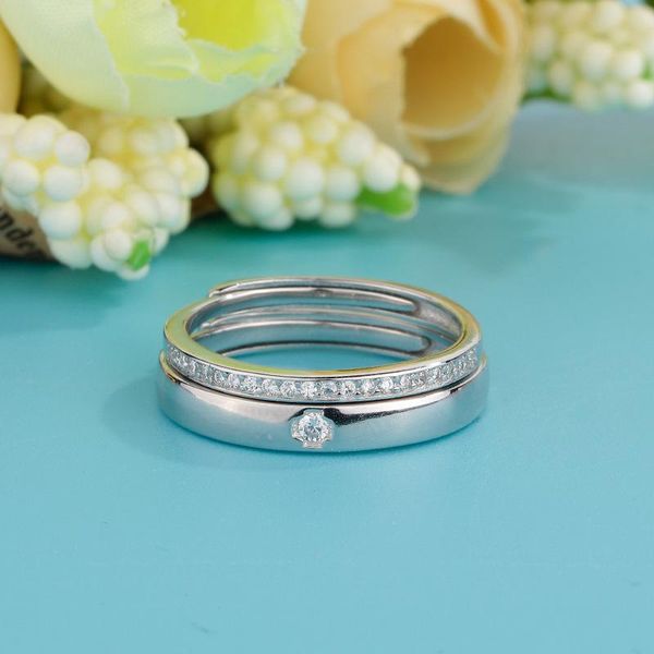 wedding rings 925 silvery romantic couple inlay shine small zircon exquisite luxury adjustable jewelry for men women engagement, Slivery;golden
wedding rings 925 silvery romantic couple inlay shine small zircon exquisite luxury adjustable jewelry for men women engagement, Slivery;golden