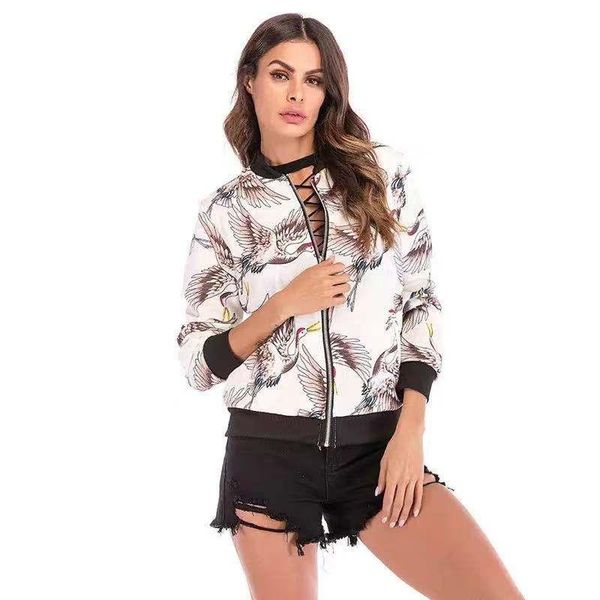 women's jackets spring autumn jacket retro floral printed ladies zipper up outwear long sleeve casual pocket biker coats, Black;brown
women's jackets spring autumn jacket retro floral printed ladies zipper up outwear long sleeve casual pocket biker coats, Black;brown