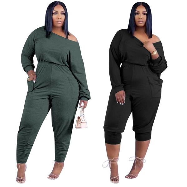 women's two piece pants plus size casual sets fall 2021 selling slash neck high waist sport pure color loose suits, White
women's two piece pants plus size casual sets fall 2021 selling slash neck high waist sport pure color loose suits, White