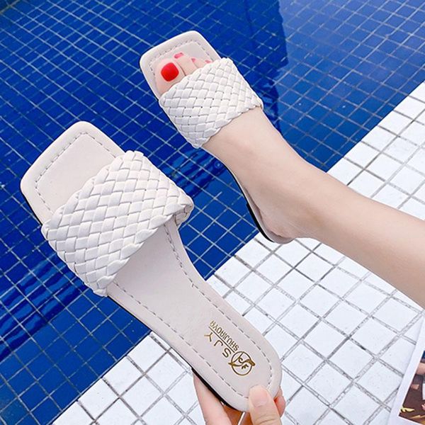 slippers rimocy open toe weave flat for women casual leather indoor outdoor slides woman comfort soft sole beach flip flops, Black
slippers rimocy open toe weave flat for women casual leather indoor outdoor slides woman comfort soft sole beach flip flops, Black
