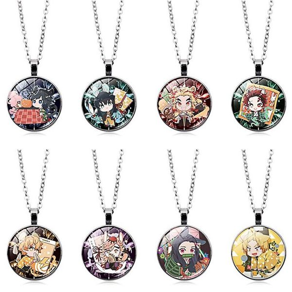pendant necklaces cartoon fashion anime kimetsu no yaiba demon slayer necklace for women girls round glass cosplay, Silver
pendant necklaces cartoon fashion anime kimetsu no yaiba demon slayer necklace for women girls round glass cosplay, Silver