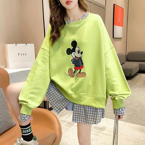 thin sweater spring and autumn 2021 korean version loose large women's cartoon long sleeved et female student, Black
thin sweater spring and autumn 2021 korean version loose large women's cartoon long sleeved et female student, Black