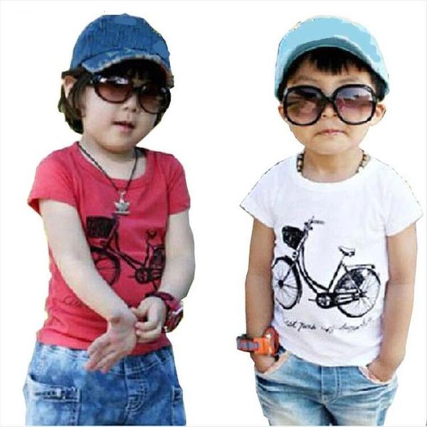size90~130 kids child baby girls clothes children t shirts for boys short sleeve summer bicycle, Blue
size90~130 kids child baby girls clothes children t shirts for boys short sleeve summer bicycle, Blue