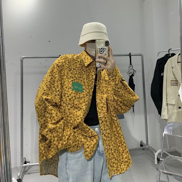 new 2021 male releases floral printing couple long sleeves streetwear men's shirt fashion cotton clothes casual shirts z7op, White
new 2021 male releases floral printing couple long sleeves streetwear men's shirt fashion cotton clothes casual shirts z7op, White