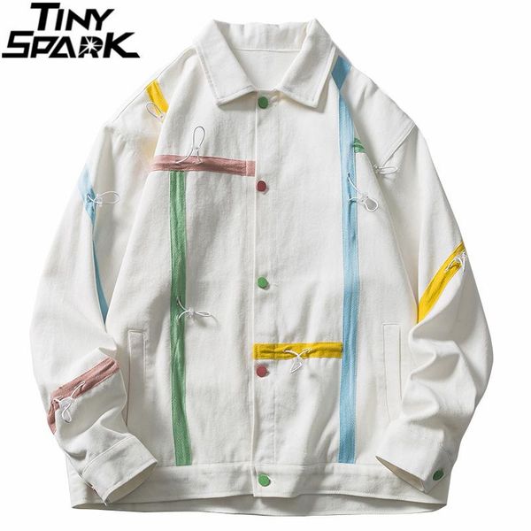 men's jackets 2021 streetwear denim jacket men hip hop striped patchwork autumn harajuku cotton casual coat outwear white, Black;brown
men's jackets 2021 streetwear denim jacket men hip hop striped patchwork autumn harajuku cotton casual coat outwear white, Black;brown