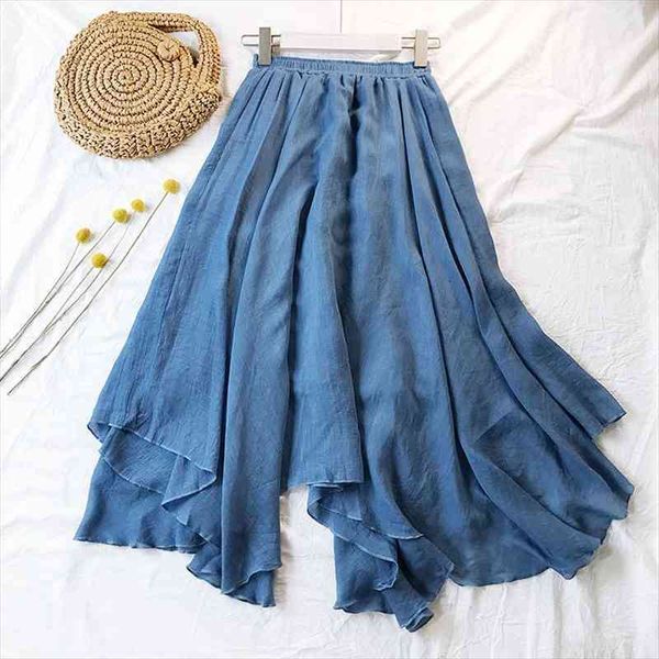 tulle pleated long skirt women summer elastic band high waist irregular chiffon skirt blue voile, Black
tulle pleated long skirt women summer elastic band high waist irregular chiffon skirt blue voile, Black