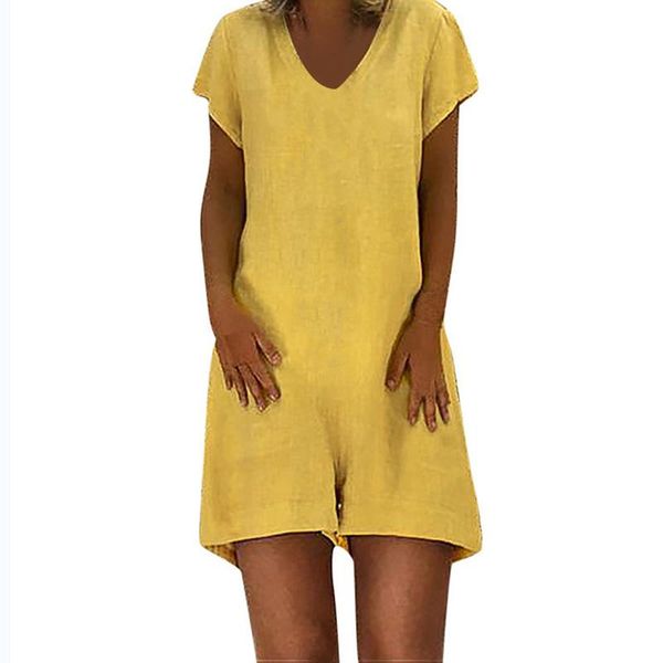 women's jumpsuits & rompers women boho summer short sleeve long t-shirt casual cotton loose jumpsuit, Black;white
women's jumpsuits & rompers women boho summer short sleeve long t-shirt casual cotton loose jumpsuit, Black;white