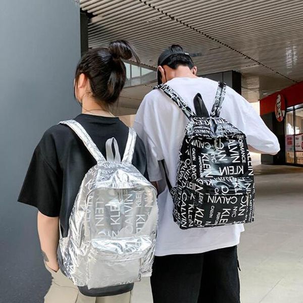 backpack letter men women personality student school backpacks laser hip-hop style bag for teenager travel bags mochila
backpack letter men women personality student school backpacks laser hip-hop style bag for teenager travel bags mochila
