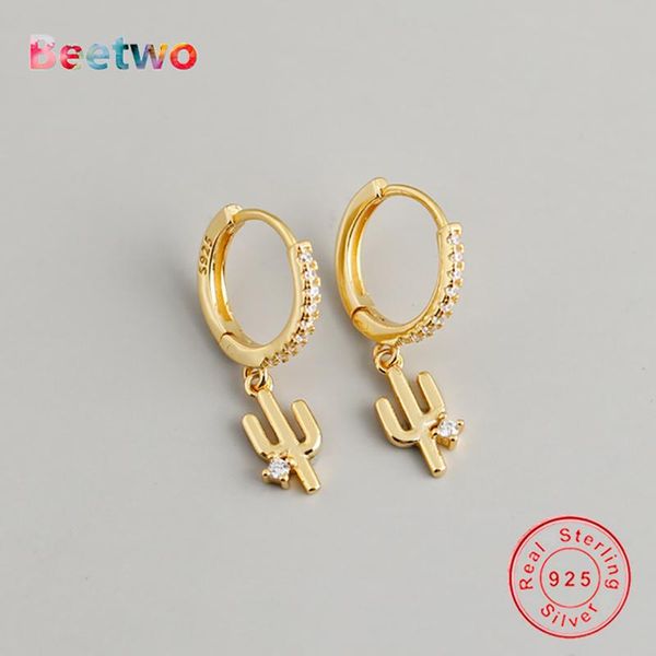 hoop & huggie real 925 sterling silver plant cactus earrings brincos women earring diy berloque jewelry, Golden;silver
hoop & huggie real 925 sterling silver plant cactus earrings brincos women earring diy berloque jewelry, Golden;silver