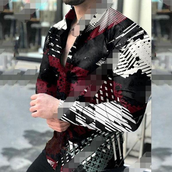 men's casual shirts men shirt long sleeve digital printing turn-down collar single-breasted gradient male autumn, White;black
men's casual shirts men shirt long sleeve digital printing turn-down collar single-breasted gradient male autumn, White;black