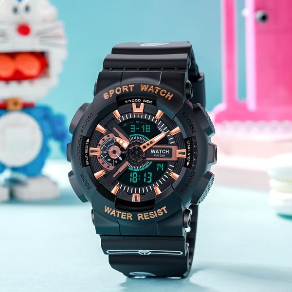 wristwatches sanda men digital watches fashion waterproof shockproof watch simple design luminous electronic sports for male, Slivery;brown
wristwatches sanda men digital watches fashion waterproof shockproof watch simple design luminous electronic sports for male, Slivery;brown