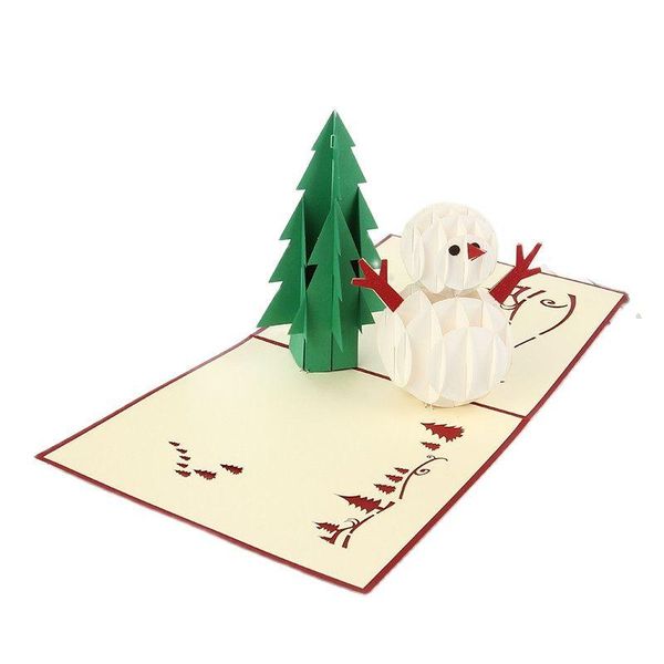 greeting cards 5pcs/lot creative handmade paper carving christmas tree and snowman 3d card
greeting cards 5pcs/lot creative handmade paper carving christmas tree and snowman 3d card