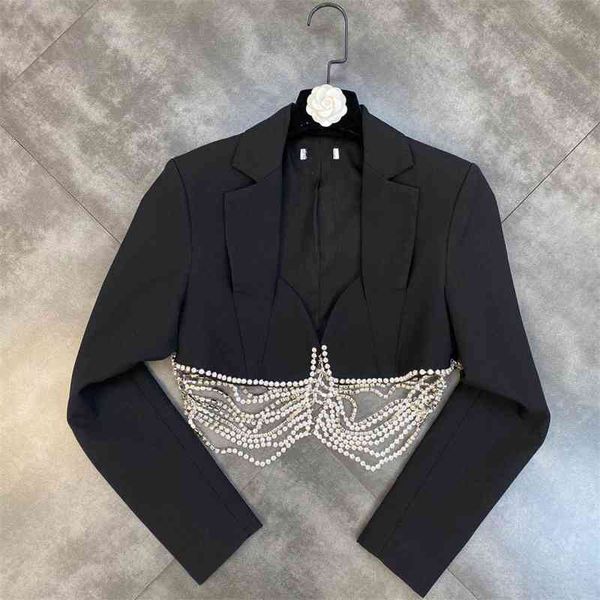 women's jackets women diamonds chain blazer arrivals notched neck long sleeve fashion temperament autumn winter 2021 11d3087 ei93, Black;brown
women's jackets women diamonds chain blazer arrivals notched neck long sleeve fashion temperament autumn winter 2021 11d3087 ei93, Black;brown