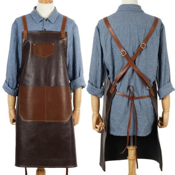 aprons leather pu cook apron barista bartender chef hairdressing catering uniform work wear anti-dirty overalls
aprons leather pu cook apron barista bartender chef hairdressing catering uniform work wear anti-dirty overalls