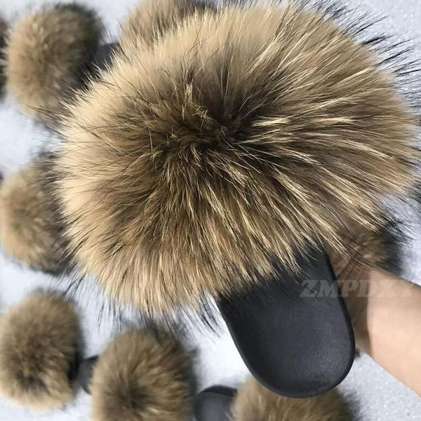 slippers real natural raccoon fur slides fluffy sandals vogue fashion women shoes flat comfy luxury beach furry flip flops, Black
slippers real natural raccoon fur slides fluffy sandals vogue fashion women shoes flat comfy luxury beach furry flip flops, Black