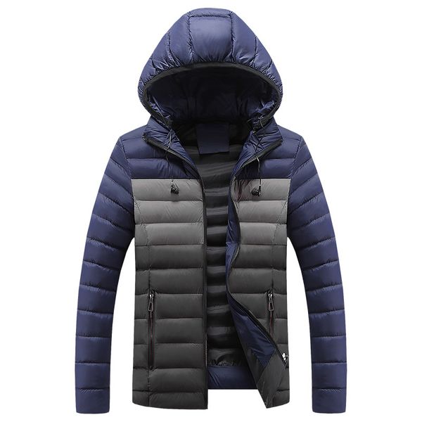 man splicing parker down coats fashion trend warm windproof hooded puffer jacket wholesale designer winter coldproof casual puff jackets, Black
man splicing parker down coats fashion trend warm windproof hooded puffer jacket wholesale designer winter coldproof casual puff jackets, Black