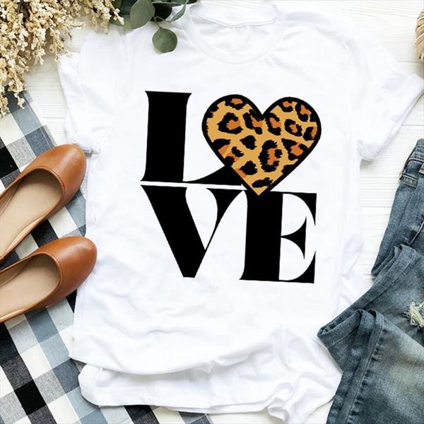men lady love leopard mens fashion letter 90s trend print clothes graphic female t tee, White;black
men lady love leopard mens fashion letter 90s trend print clothes graphic female t tee, White;black
