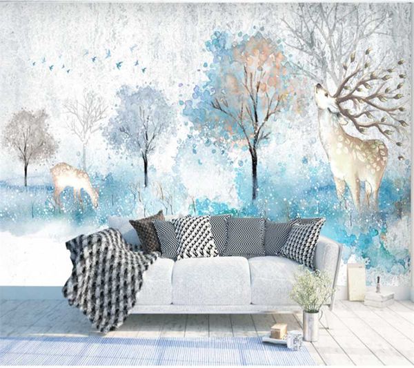wallpapers wellyu customized large-scale mural 3d modern minimalist hand-painted watercolor elk fortune tree landscape background wallpaper
wallpapers wellyu customized large-scale mural 3d modern minimalist hand-painted watercolor elk fortune tree landscape background wallpaper