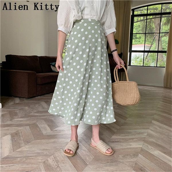 skirts alien kitty stylish female polka dots elegant elastic high waist 2021 summer loose fashion casual ladies fresh green long, Black
skirts alien kitty stylish female polka dots elegant elastic high waist 2021 summer loose fashion casual ladies fresh green long, Black