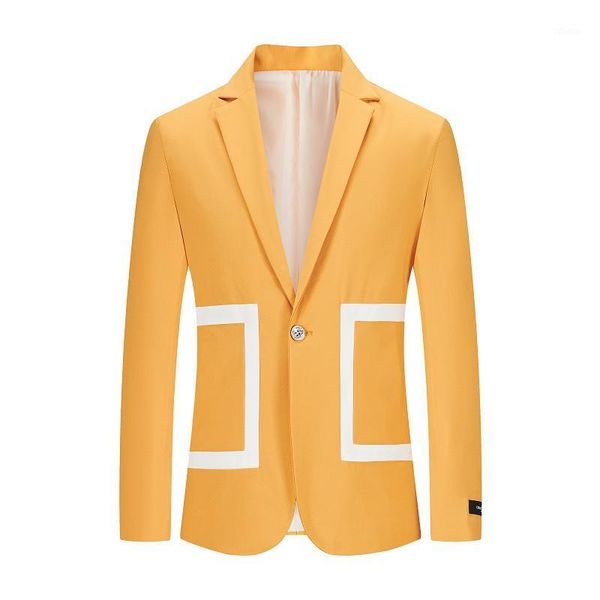 spring big plaid print men's single button casual slim suit jacket fashion blazer for men suits & blazers, White;black
spring big plaid print men's single button casual slim suit jacket fashion blazer for men suits & blazers, White;black