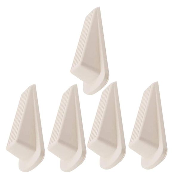 door catches & closers 5pcs non-skid rubber buffers household bathroom white sers