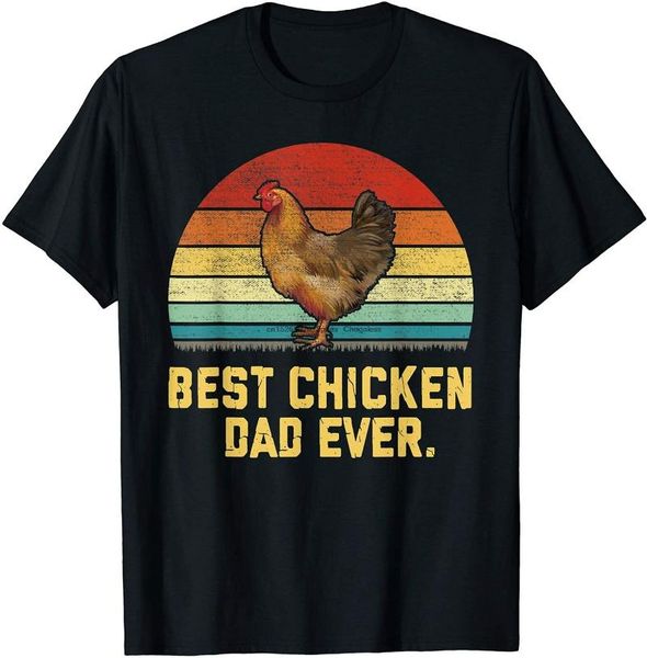 men's t-shirts vintage chicken dad ever t-shirt funny gift for men women, White;black
men's t-shirts vintage chicken dad ever t-shirt funny gift for men women, White;black