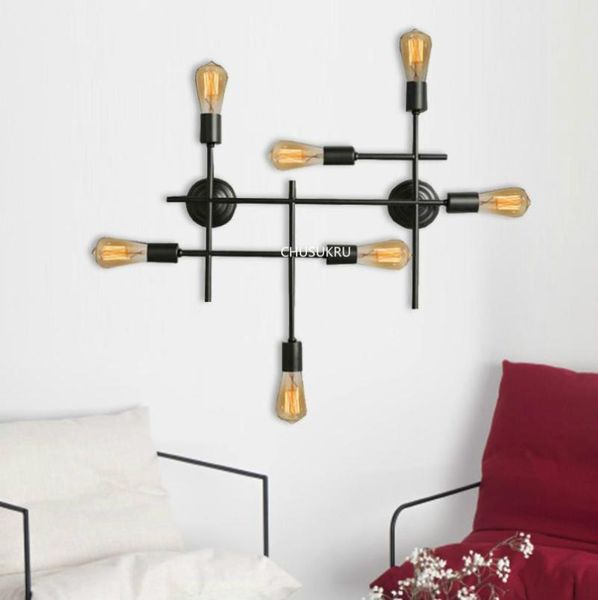 european style simple 7 head wall lamp iron art branch wall lamp corridor study l personalized lighting
european style simple 7 head wall lamp iron art branch wall lamp corridor study l personalized lighting