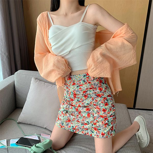 new 2021 print mini summer high waist beach warp skirts design a-line korean vintage slim fit oyz9, Black
new 2021 print mini summer high waist beach warp skirts design a-line korean vintage slim fit oyz9, Black