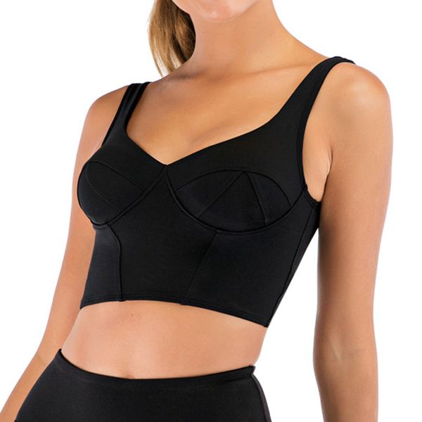 sports bra with push up naked-feels fabric crop women with removable pads white yoga bra running workout sports gym bras, White;red
sports bra with push up naked-feels fabric crop women with removable pads white yoga bra running workout sports gym bras, White;red