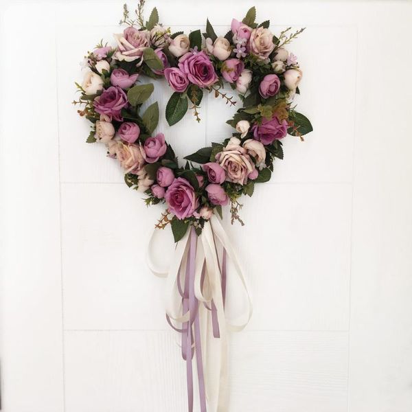 decorative flowers & wreaths diversified household goods round heart shape floral loop for wedding party decor artificial rose wreath use
decorative flowers & wreaths diversified household goods round heart shape floral loop for wedding party decor artificial rose wreath use