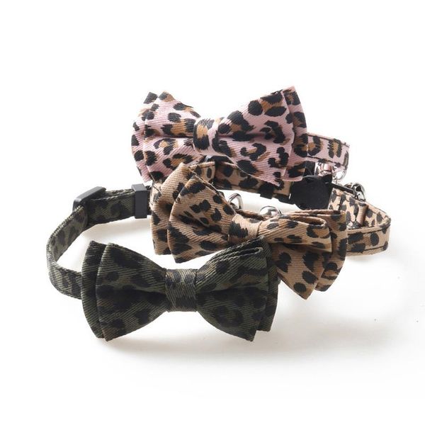 cat collars & leads leopard print bowknot collar adjustable buckle kitty bow tie with bells puppy chihuahua small dogs pets supplies
cat collars & leads leopard print bowknot collar adjustable buckle kitty bow tie with bells puppy chihuahua small dogs pets supplies