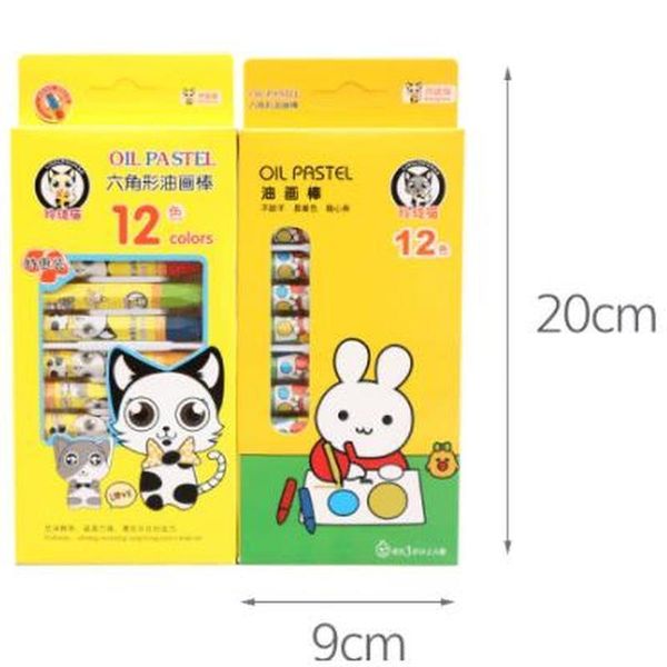 sticks/set cartoon six-eyed nice 12 color oil pastel non-toxic multi-color children paint pen, Black;red
sticks/set cartoon six-eyed nice 12 color oil pastel non-toxic multi-color children paint pen, Black;red