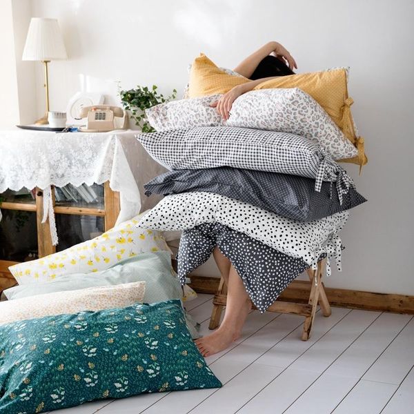 pair 100% cotton pillowcase for home bedding pillow cover case 48x74cm 2pcs/set bandage
pair 100% cotton pillowcase for home bedding pillow cover case 48x74cm 2pcs/set bandage