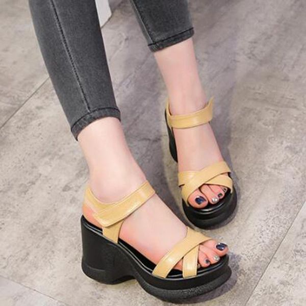 gktinoo 2021 new genuine leather women shoes sandals wedges sandals handmade genuine leather platform women sandal, Black
gktinoo 2021 new genuine leather women shoes sandals wedges sandals handmade genuine leather platform women sandal, Black