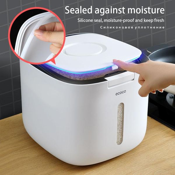 storage bottles & jars 10kg kitchen container bucket insect-proof nano moisture-proof rice cylinder grain sealed jar pet dog store box
storage bottles & jars 10kg kitchen container bucket insect-proof nano moisture-proof rice cylinder grain sealed jar pet dog store box